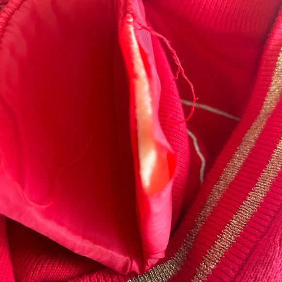 I.B Diffusion vintage cardigan M patchwork is crazy! Oversized and shoulder pads - Picture 7 of 13